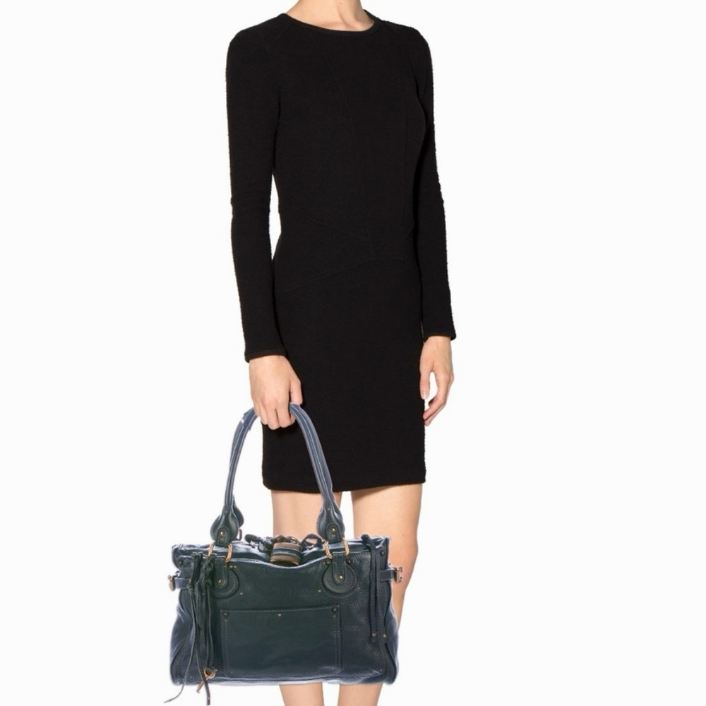 Large Chloé Paddington Bag - Dark Grey